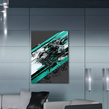 Lego 42171 Mercedes-AMG F1 W14 E Performance Display Wallboard